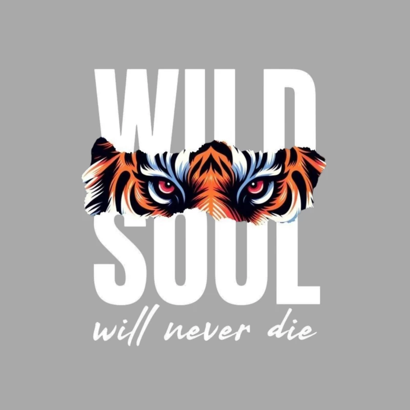 Wild Soul Inspiration with Tiger Art Male Pullover Hoodie