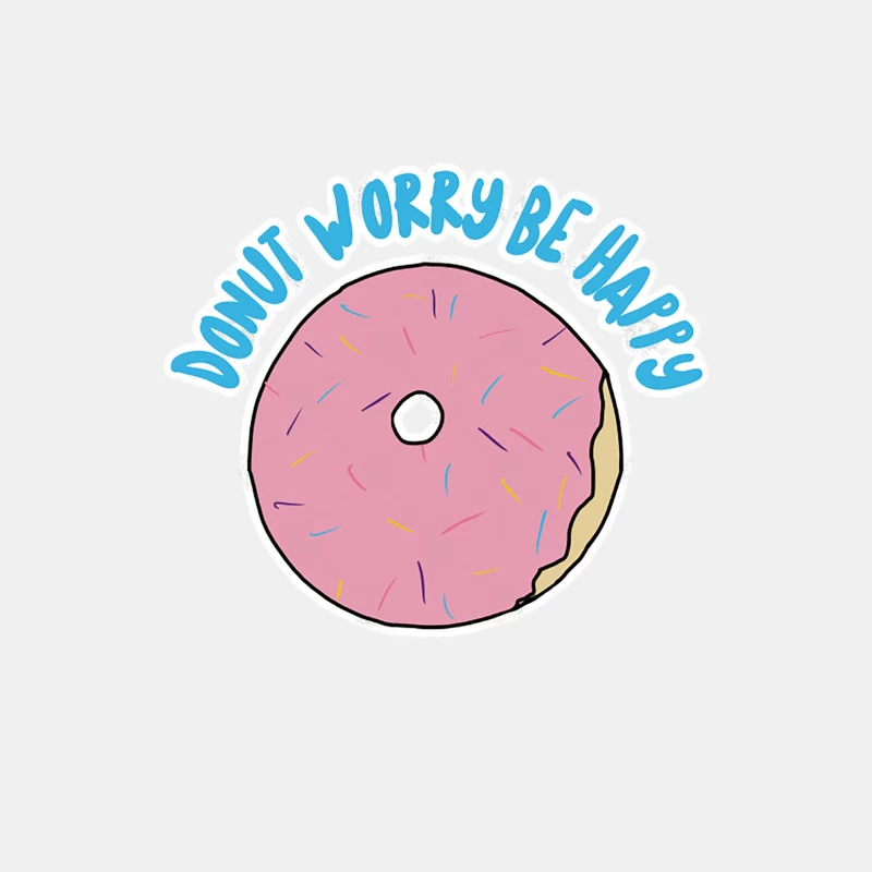 Donut Worry Be Happy Male Tank Top