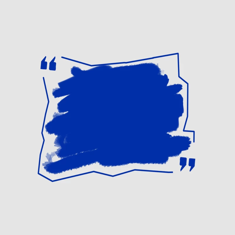 Blaue Tintenzeichnung Herren Pullover Hoodie
