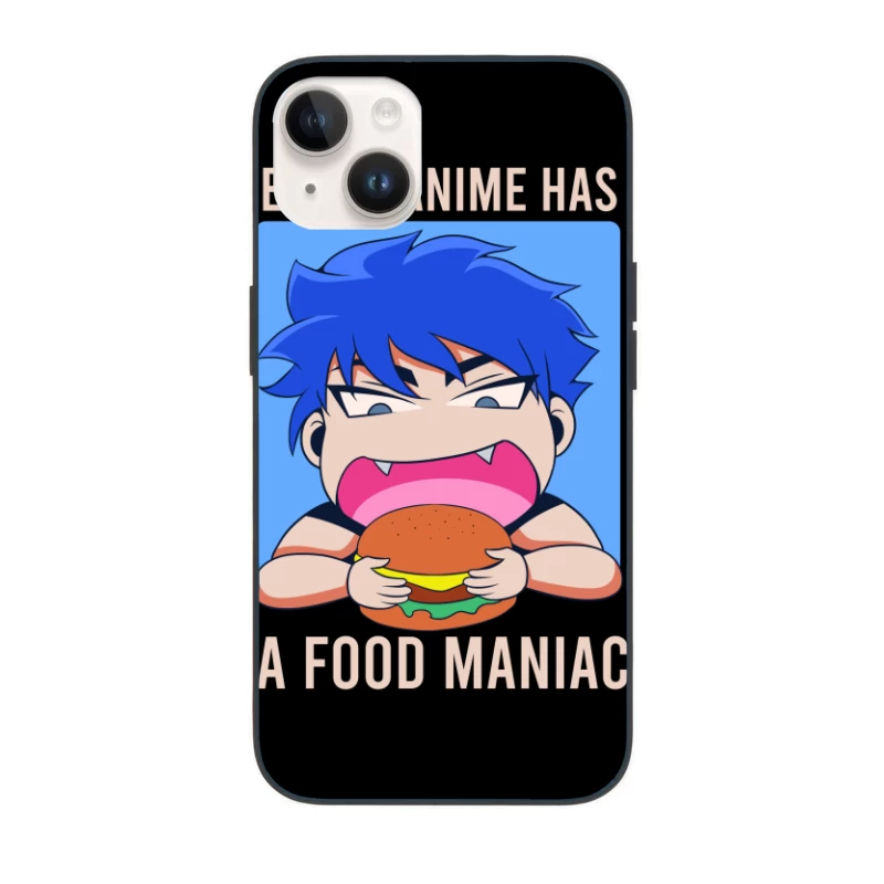 Food Maniac in Anime iPhone Case