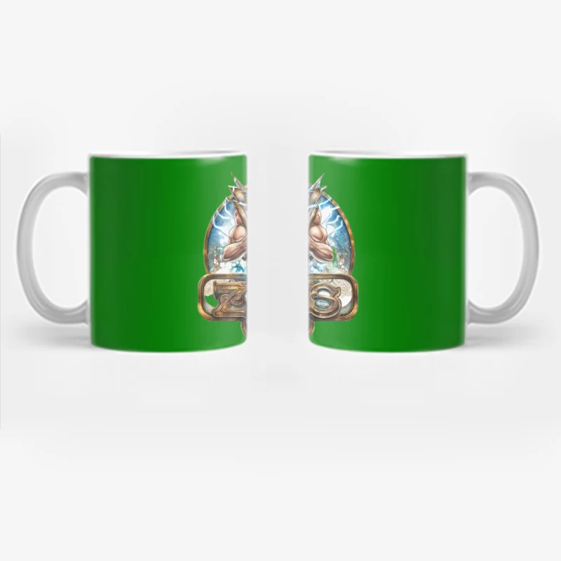 Zeus Team Logo Design Coffee Mug