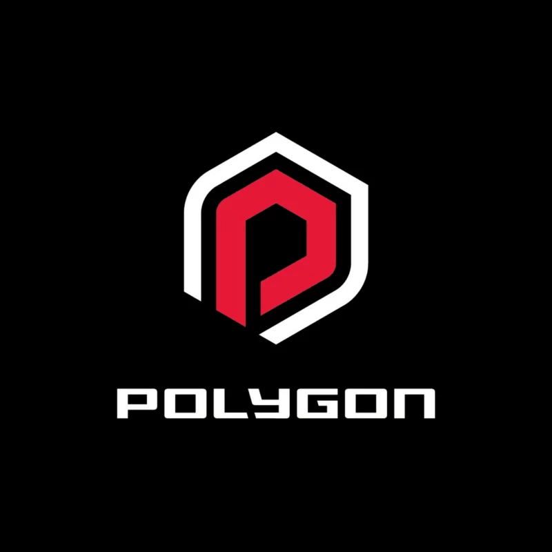 Polygon Bikes Logo Throw Pillow