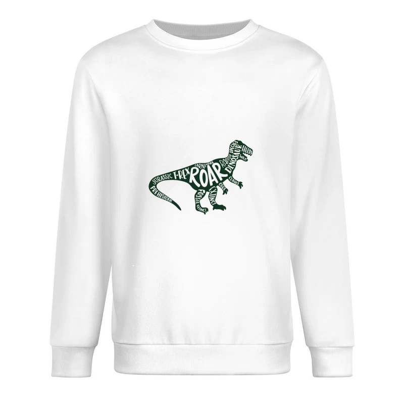 Dinosaure en typographie Homme Sweat-shirt à enfiler