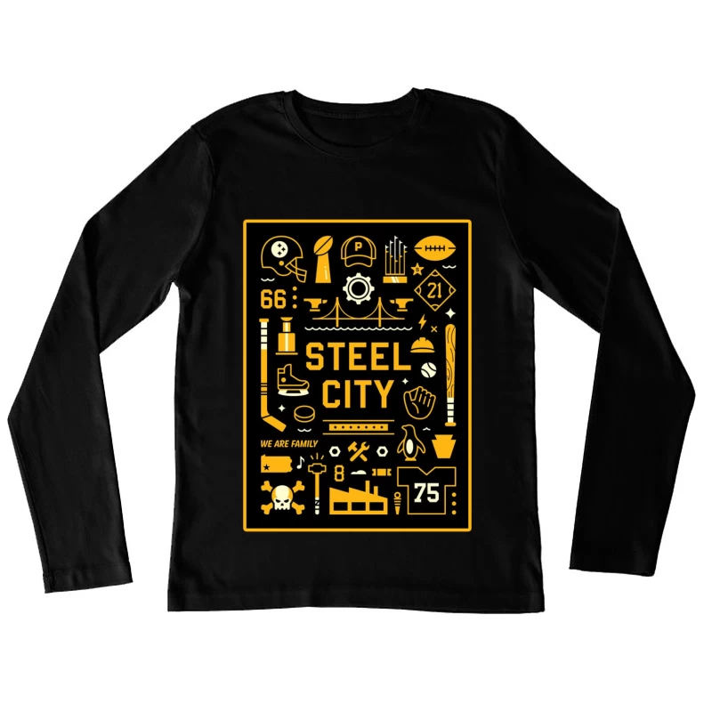 PITTSBURGH SPORTS Female Long Sleeve T-Shirt