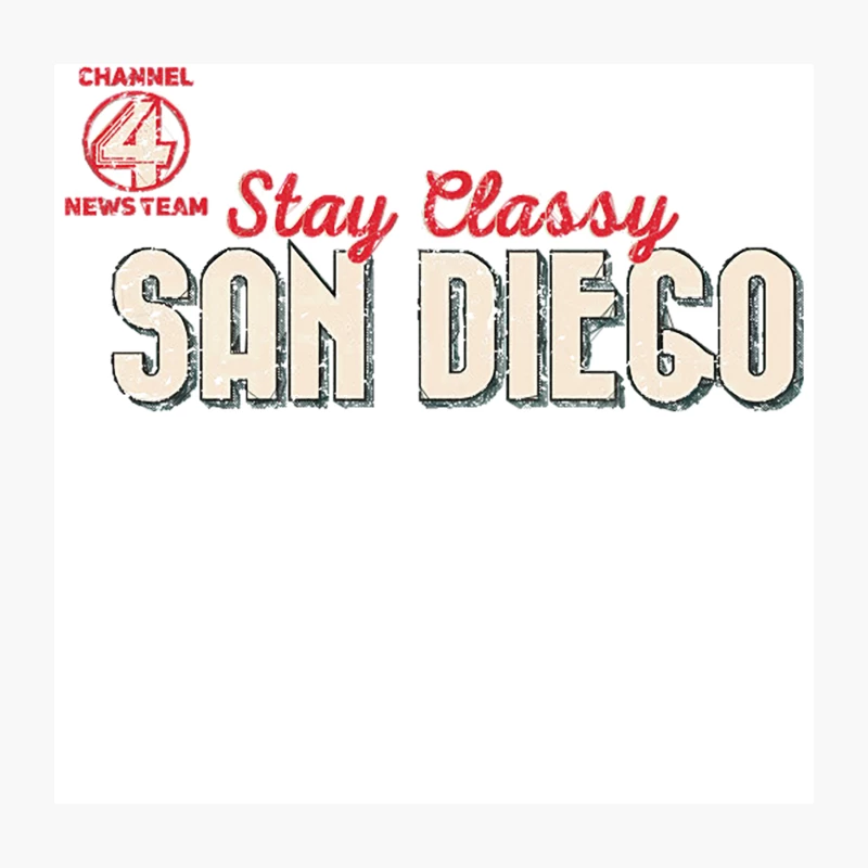 Stay Classy San Diego Throw Pillow