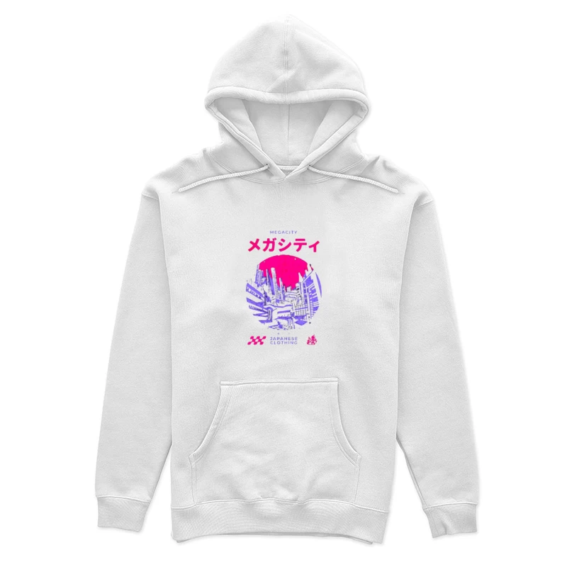 Illustration de Megacity au style rétro Femme Sweat à capuche