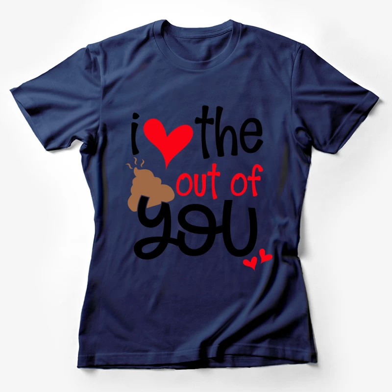 Expression amusante d'amour Femme T-Shirt
