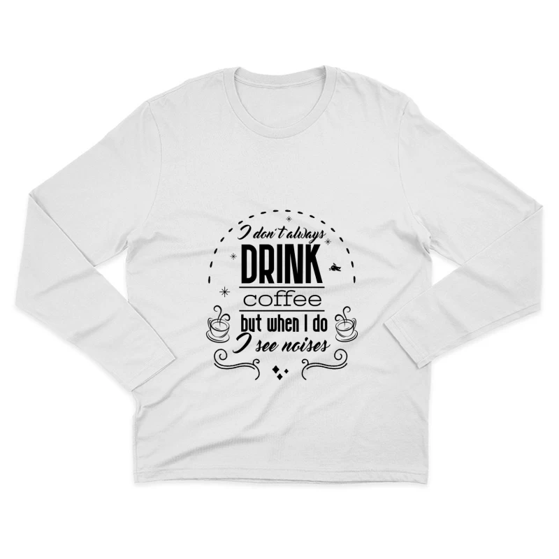 Paysage floral minimaliste Homme Manches Longues T-Shirt