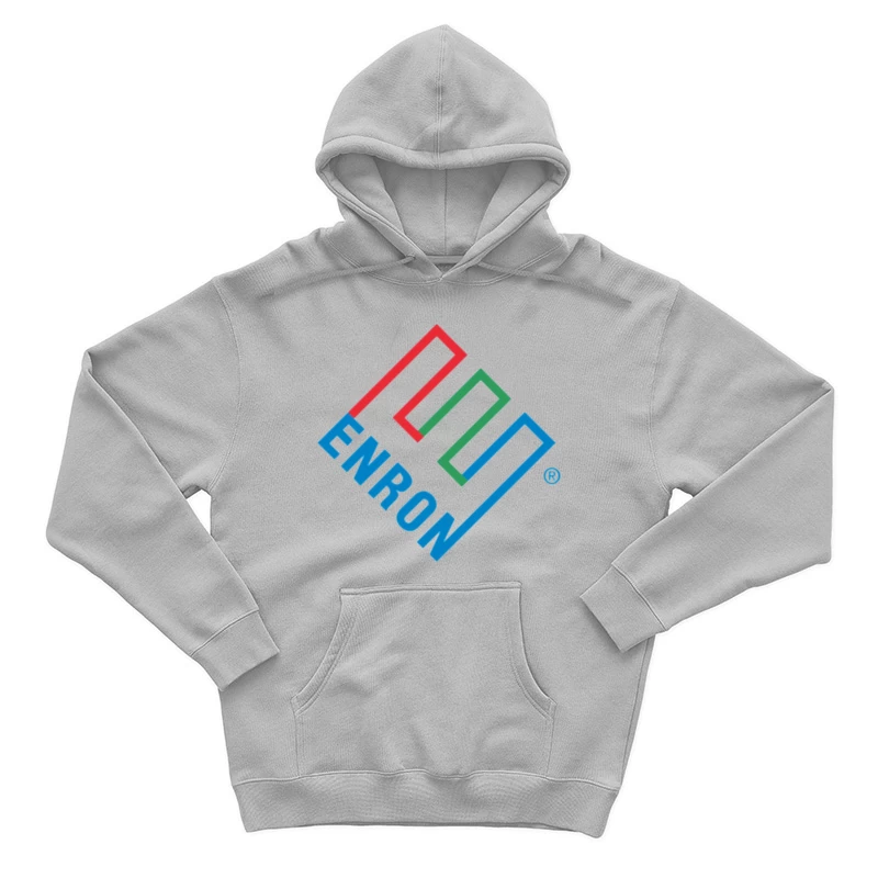 Enron Corporation Logo - Historic Energy Company Symbol Male Pullover Hoodie