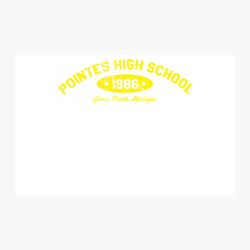 Pointe High School 1986, distressed Travel Mug
