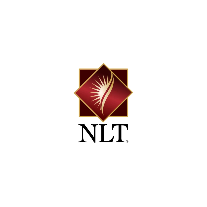 NLT Corporate Logo with Gold Diamond Design Travel Mug