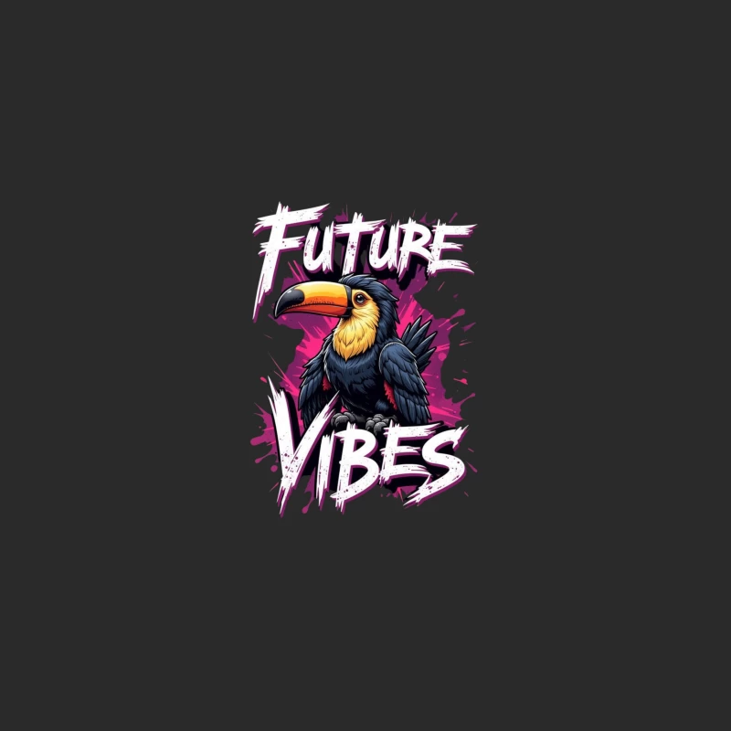 Future Vibes with a Colorful Toucan Baseball Cap