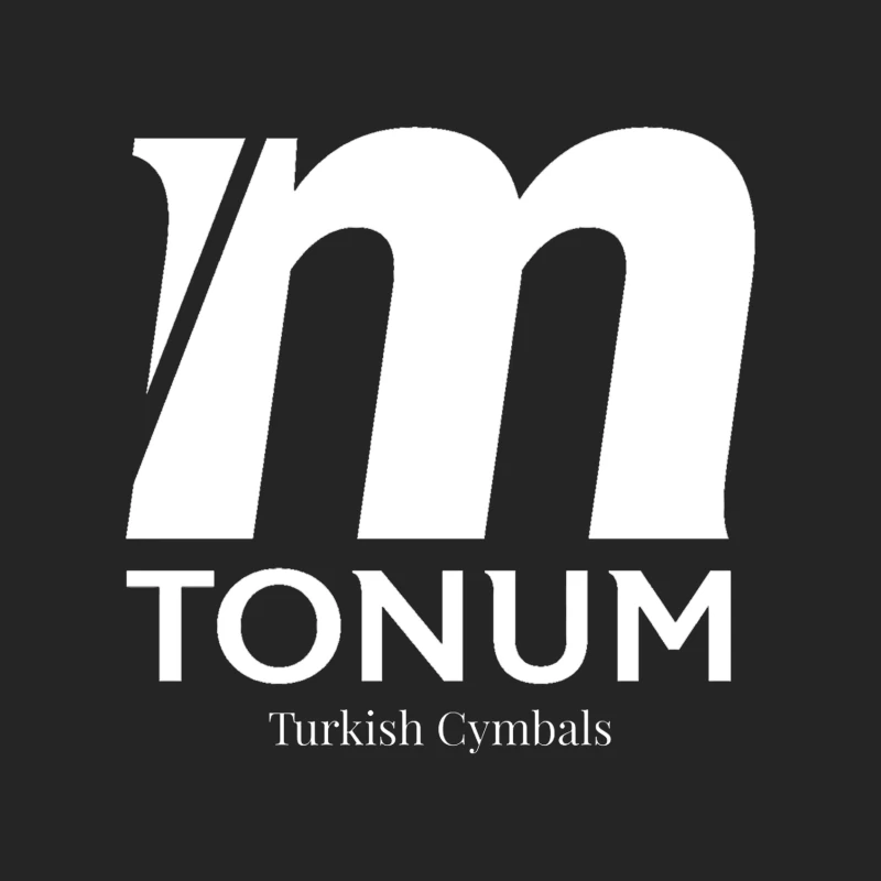 Tonum Turkish Cymbals Brand Logo in White Male Pullover Sweatshirt