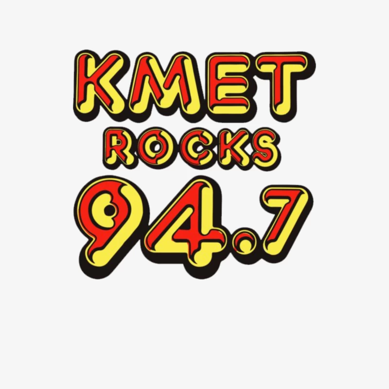 KMET 94.7 Retro Radio Male Long Sleeve T-Shirt