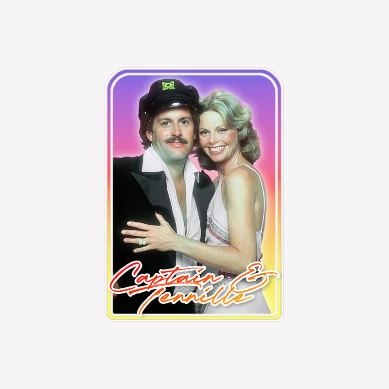 Captain &amp_ Tennille  Retro Fan Art Design Female T-Shirt