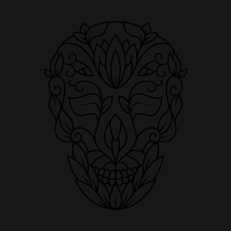 Masque tribal orné Homme Sweat à capuche