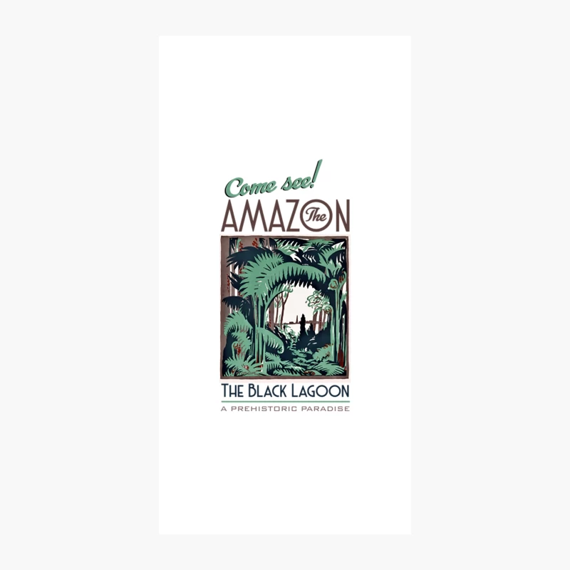 Creature from the Black Lagoon Travel Poster iPhone Case