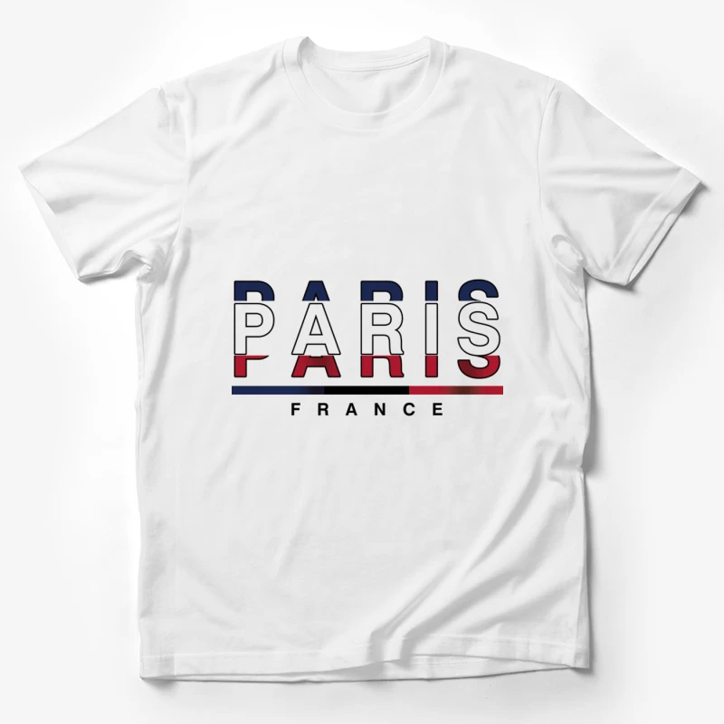 Stilvolles Paris-Design mit französischen Farben Herren T-Shirt
