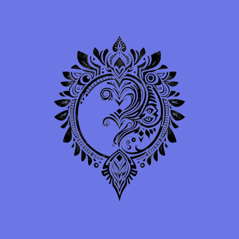 Tribal circle Tapestry