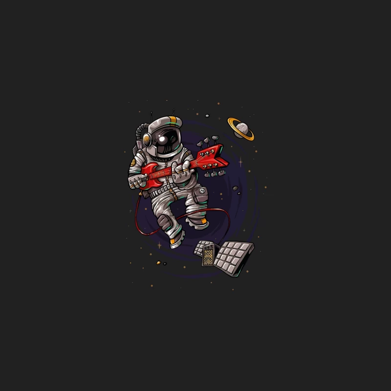 Astronaut Rocker in Space Bucket Hat