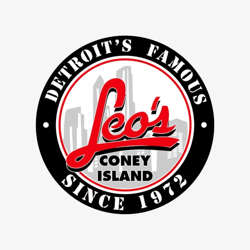 Leo's Coney Island - Detroit's Famous Restaurant Logo Since 1972 Female Pullover Sweatshirt