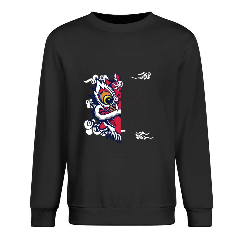 Drachenkunst und Weisheit Herren Pullover Sweatshirt