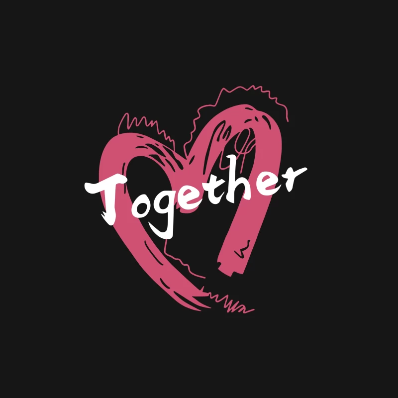 Gemeinsam in Herz und Schrift Herren T-Shirt