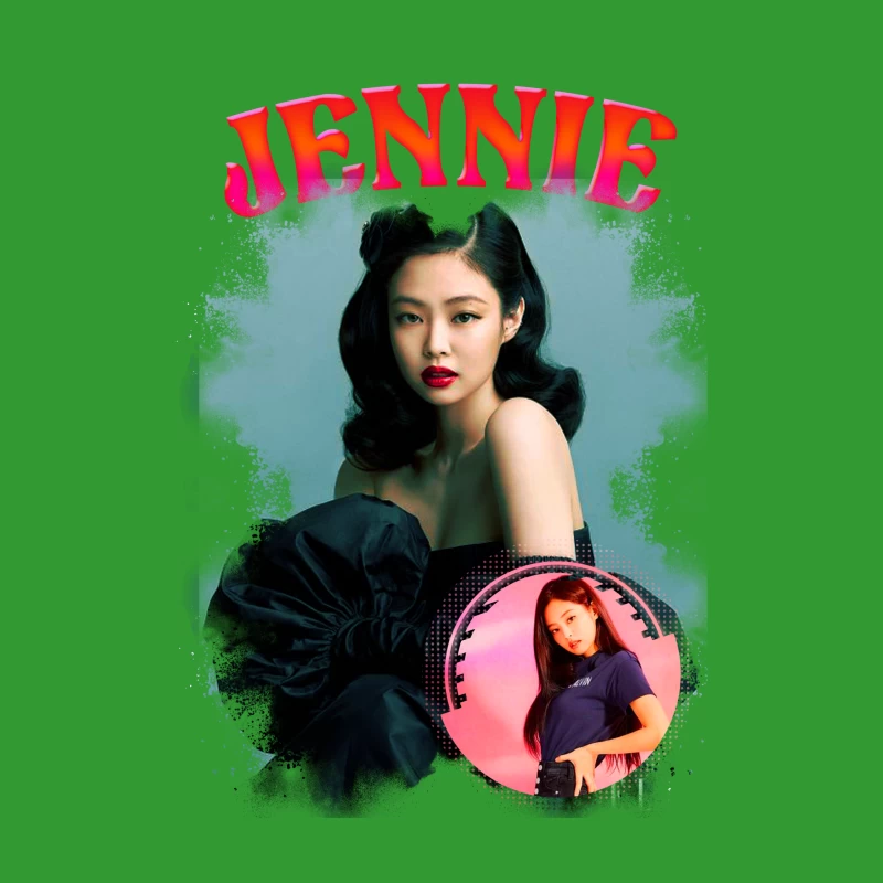 Stylish Portrait of Jennie Throw Pillow