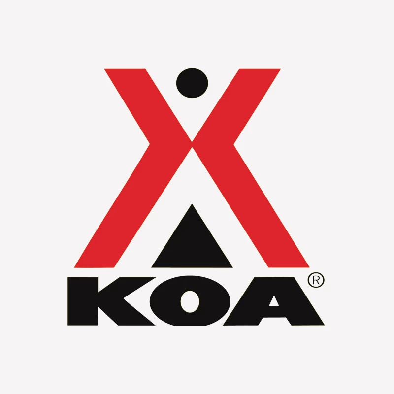 KOA (Kampgrounds of America) Official Logo Design Female T-Shirt