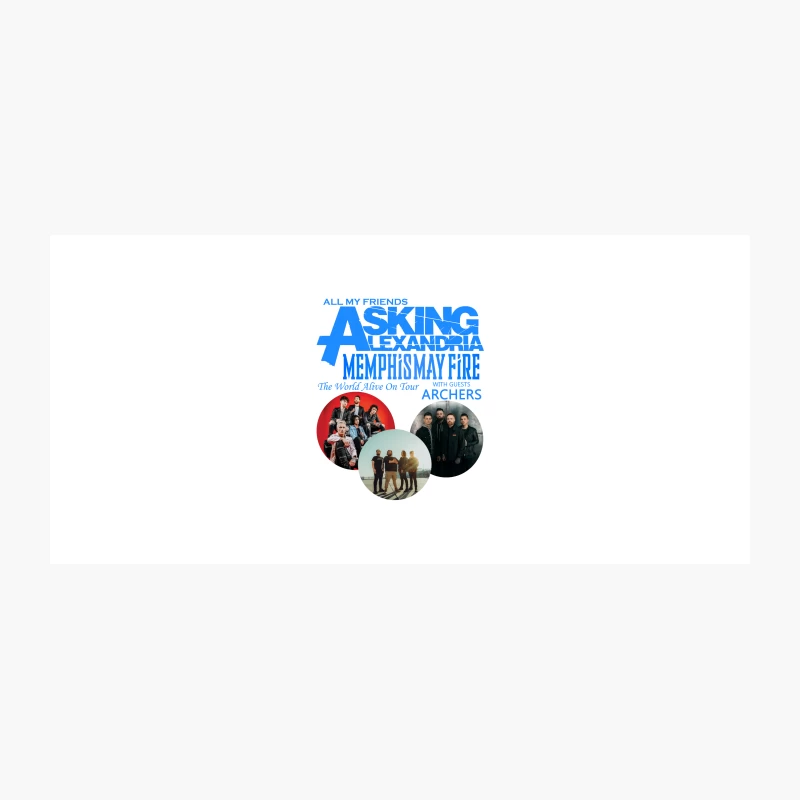 ALL MY ENDS ASKING ALEXANDRIA AND MEMPHIS MAY FIRE NEW WORD ALIVE WITH GUESTS ARCHERS US TOUR 2024 Coffee Mug