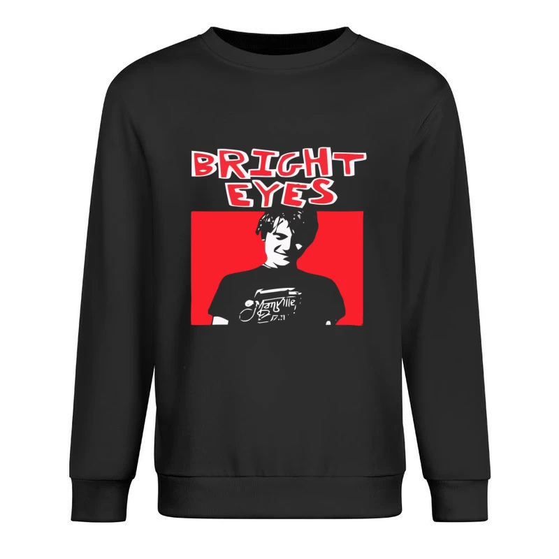 Bright Eyes Minimalist Album Cover Art Male Pullover Sweatshirt