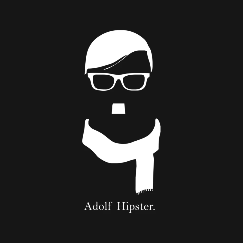 Adolf Hipster Hitler Geek Mouse Pad