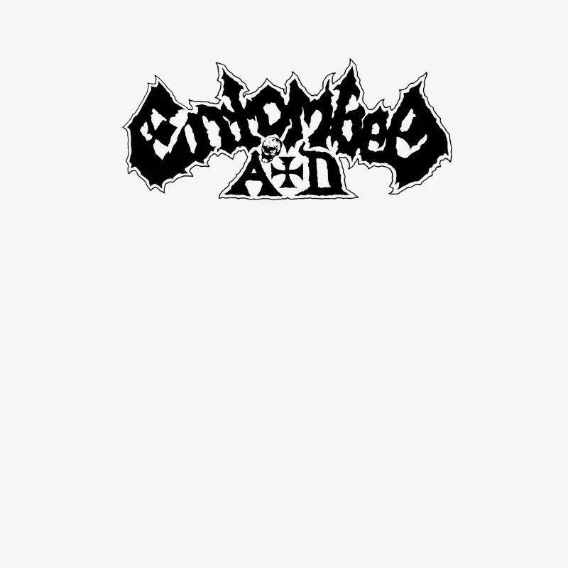 Entombed Black Logo Female Pullover Sweatshirt