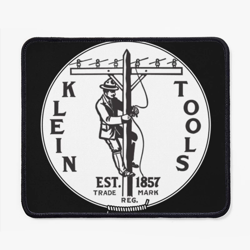 Klein Tools Vintage Lineman Logo Est. 1857 Mouse Pad