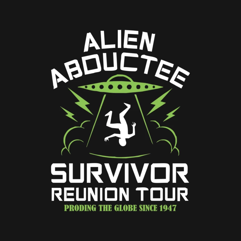 Alien Abductee Survivor Tour UFO Nerd Geek Comic Funny Mouse Pad