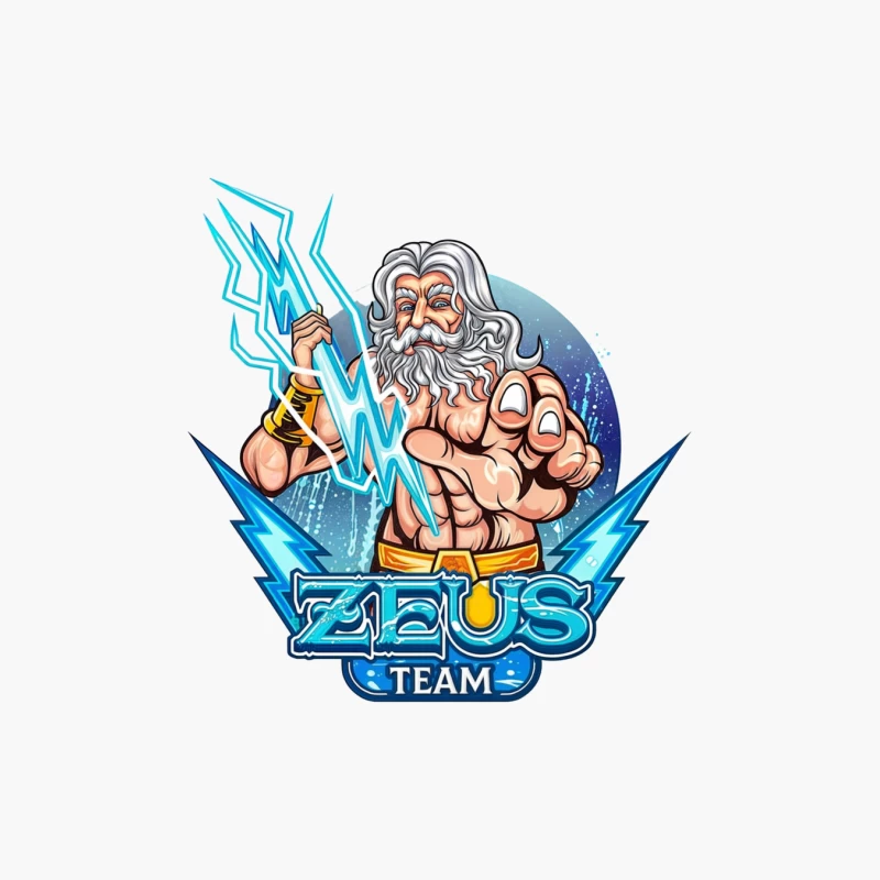 Team zeus logo Design Cotton Tote Bag