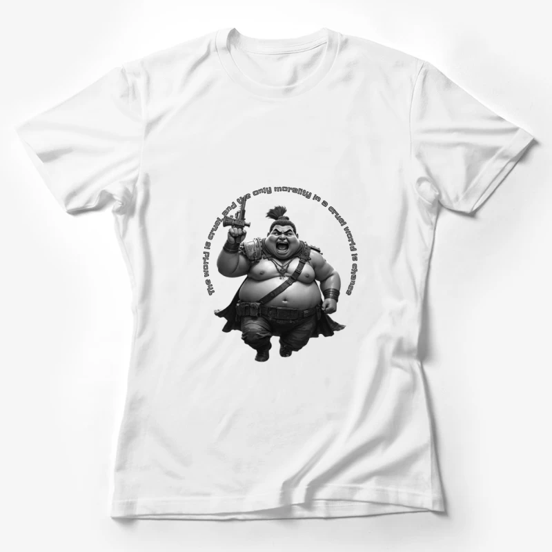 Warrior 3d toon Female T-Shirt