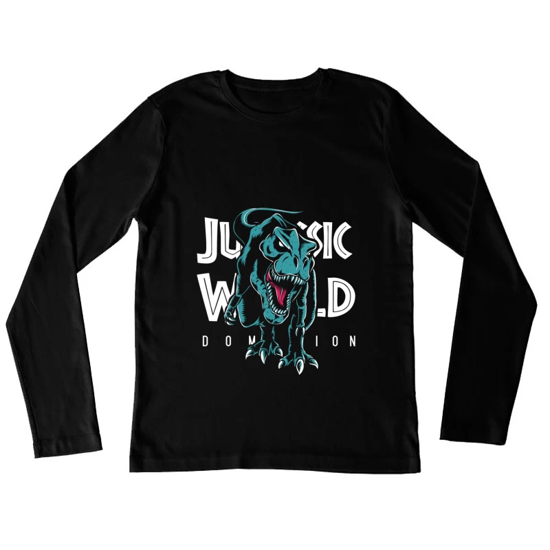 Jurassic World Dominion Logo Female Long Sleeve T-Shirt