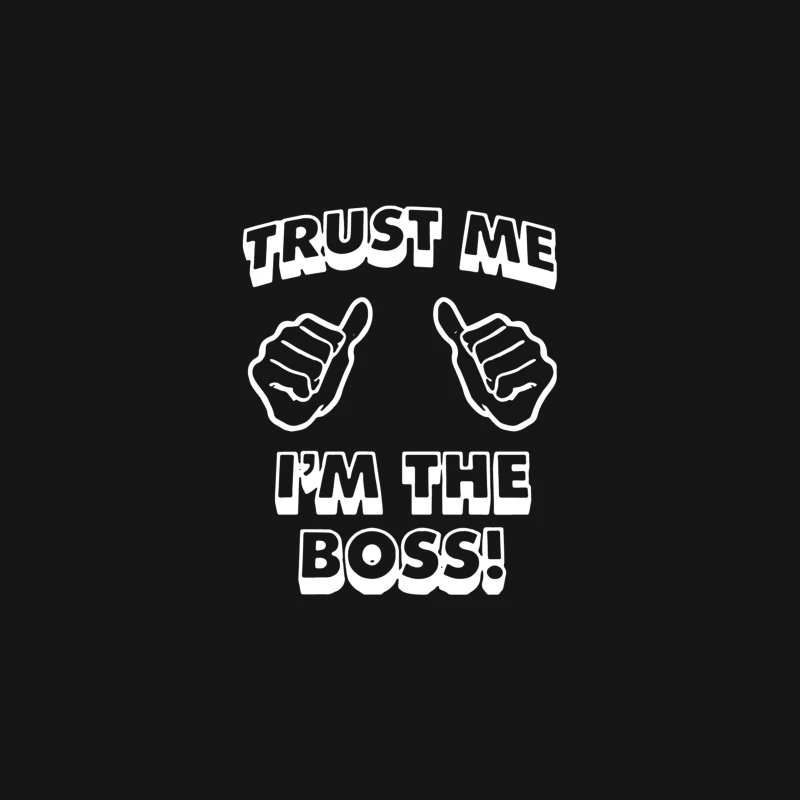 Trust Me I_m The Boss Desk Mat