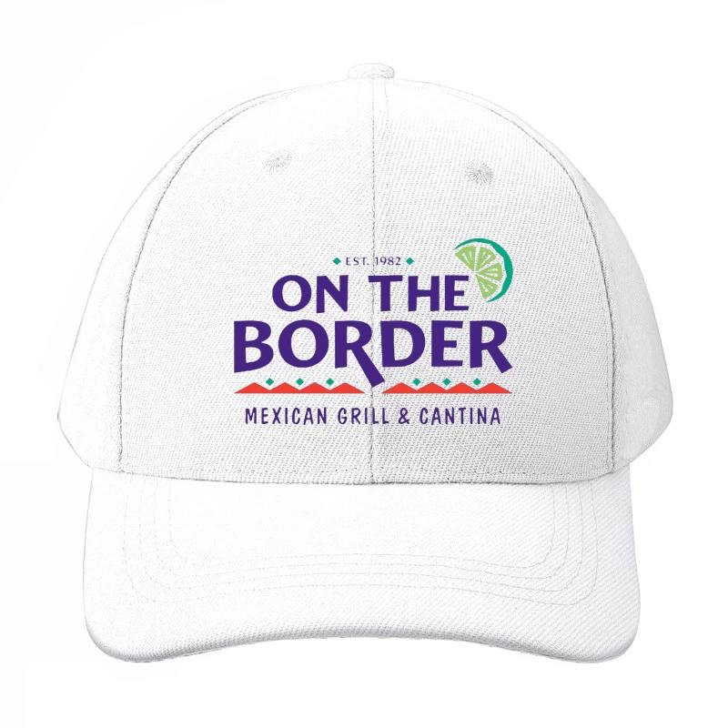 On The Border Mexican Grill & Cantina Restaurant Logo Baseball Cap