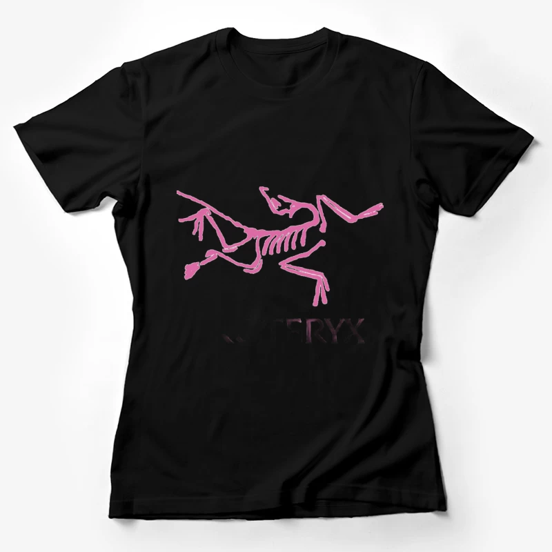 Rosa Archäopteryx Logo Damen T-Shirt
