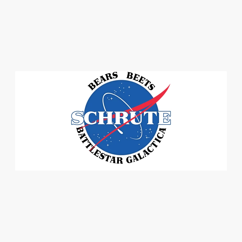 Dwight Schrute  Nasa Parody Design Coffee Mug