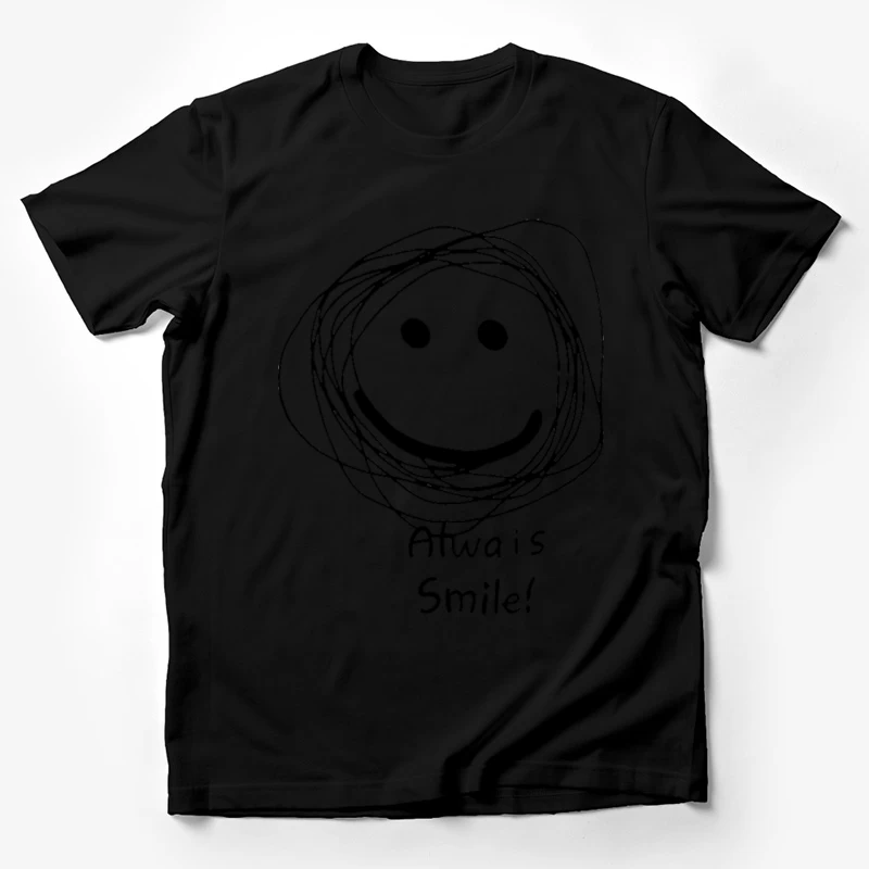 Ein einfaches Gesicht mit motivierendem Text Herren T-Shirt