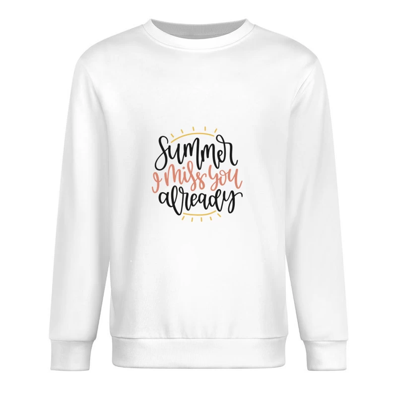 Message nostalgique d'été Homme Sweat-shirt à enfiler