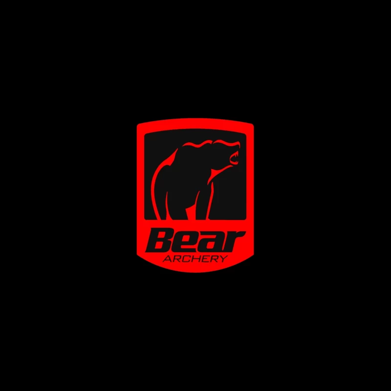 Bear Archery Company Red Logo Design iPhone Case