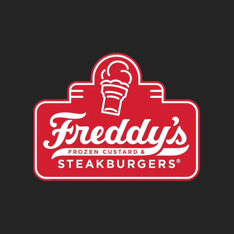 Freddy's Frozen Custard & Steakburgers Restaurant Logo Male Pullover Sweatshirt