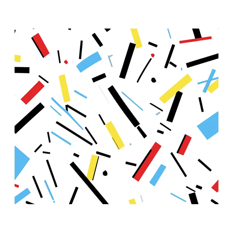 Colorful Geometric Abstract Pattern Design Tapestry