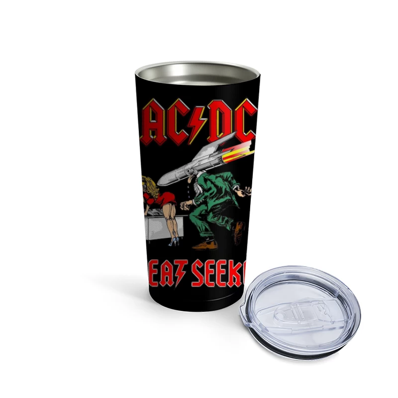 Retro Rock - AC/DC HEATSEEKER Travel Mug