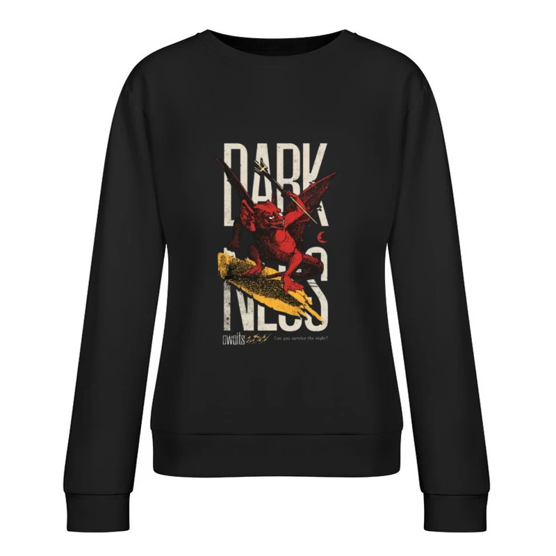 Dark Souls Red Demon Fantasy Gaming Art Female Pullover Sweatshirt