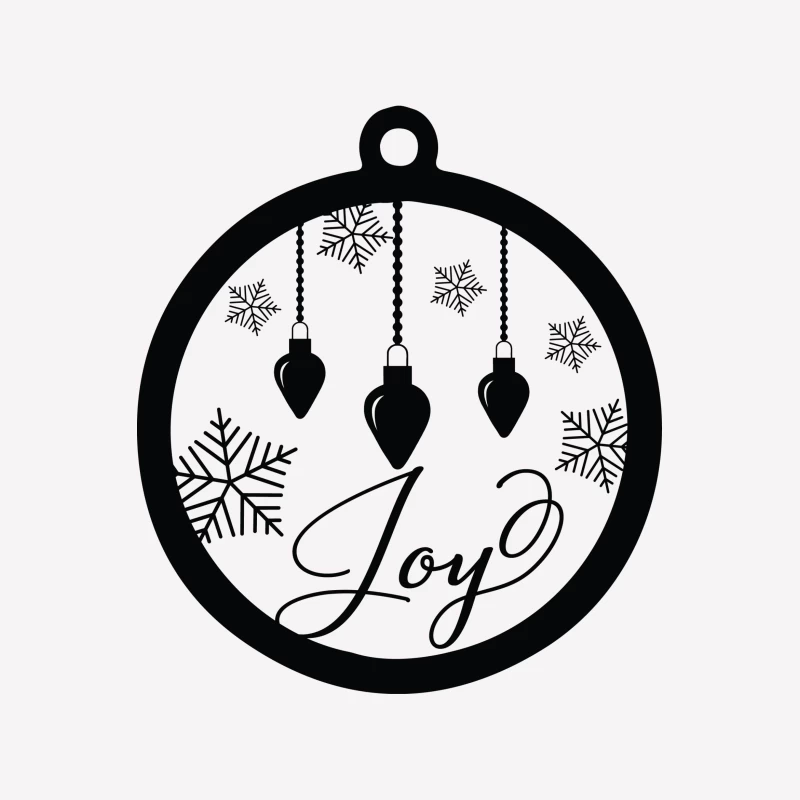 Ornement de Noël Joyeux Femme T-Shirt